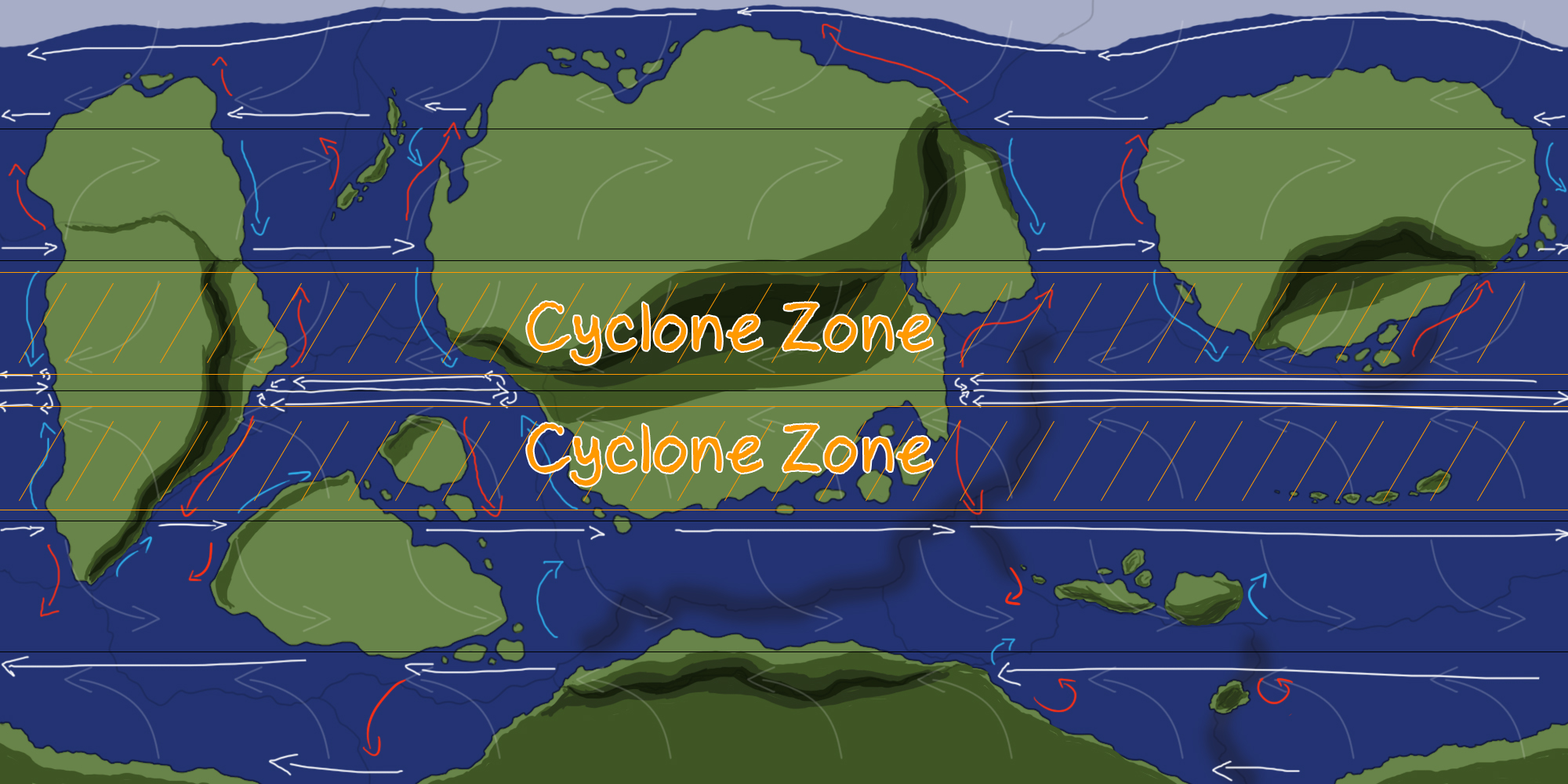 Hurricane zones